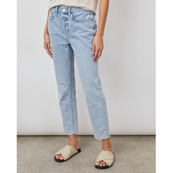 Rails The Melrose High Waist Slim Straight Leg Ankle Jeans Sunfade Size 31 NWT - Picture 1 of 14